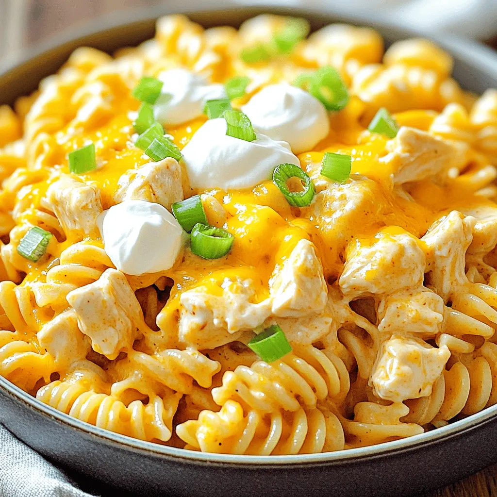 Creamy Buffalo Chicken Pasta Flavorful and Easy Meal