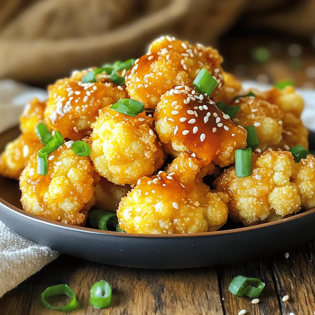 Crispy Honey Garlic Cauliflower Delight to Savor