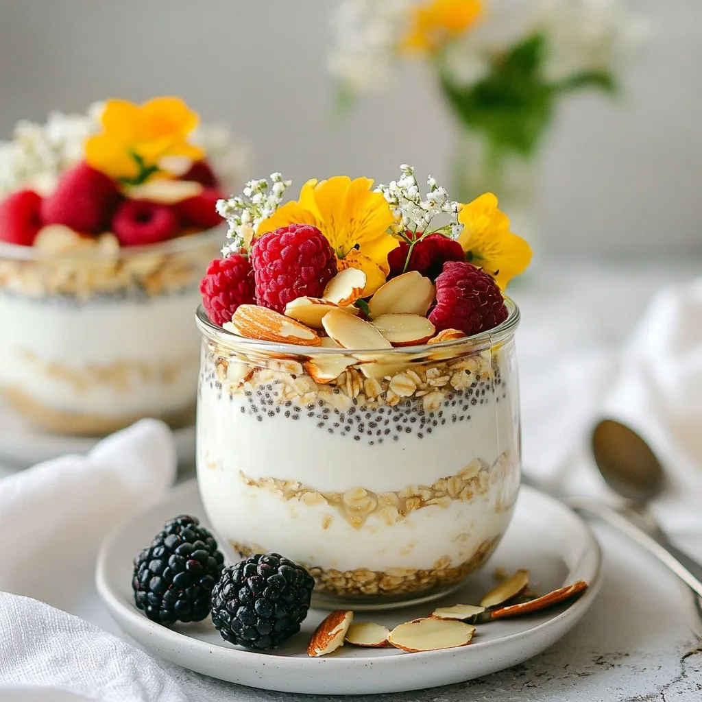 Vanilla Almond Overnight Oats Simple and Tasty Recipe