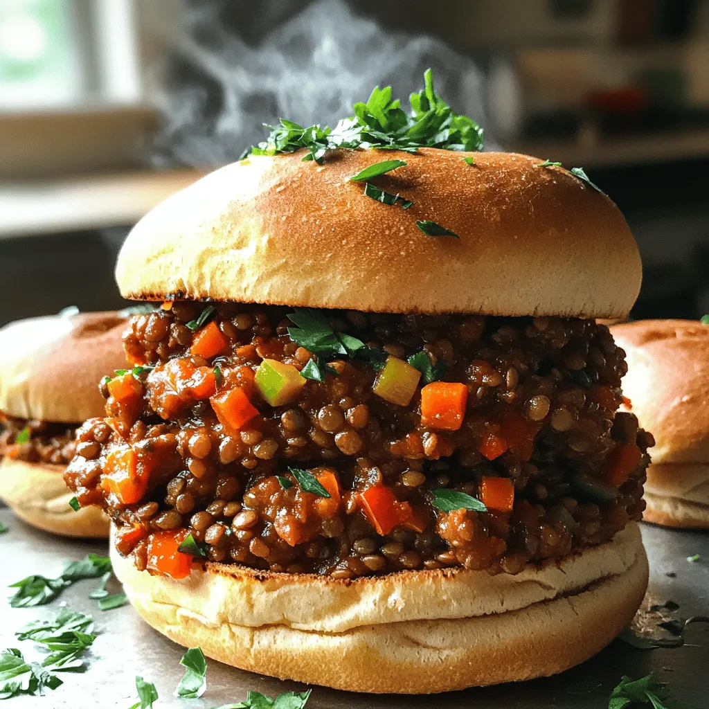 Vegan Lentil Sloppy Joes Flavorful Family Meal