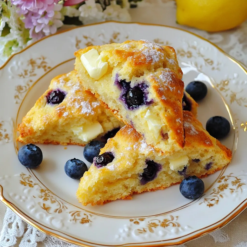 Lemon Blueberry Scones Irresistible Fresh Baked Treats