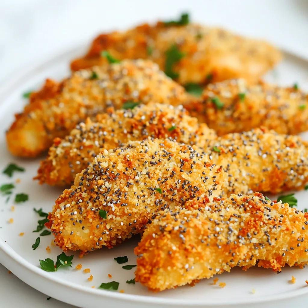 Air Fryer Everything Bagel Chicken Tenders Delight