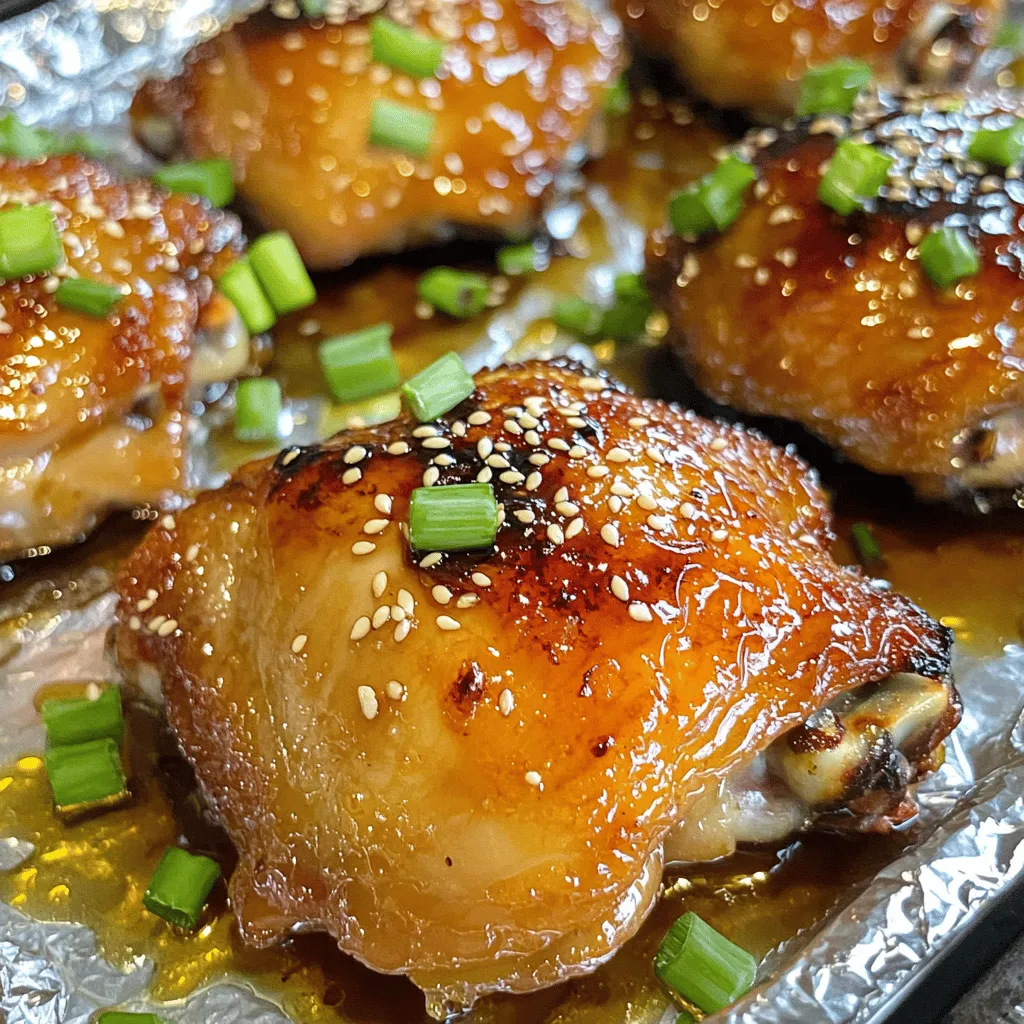 Honey Garlic Chicken Thighs Savory and Simple Recipe