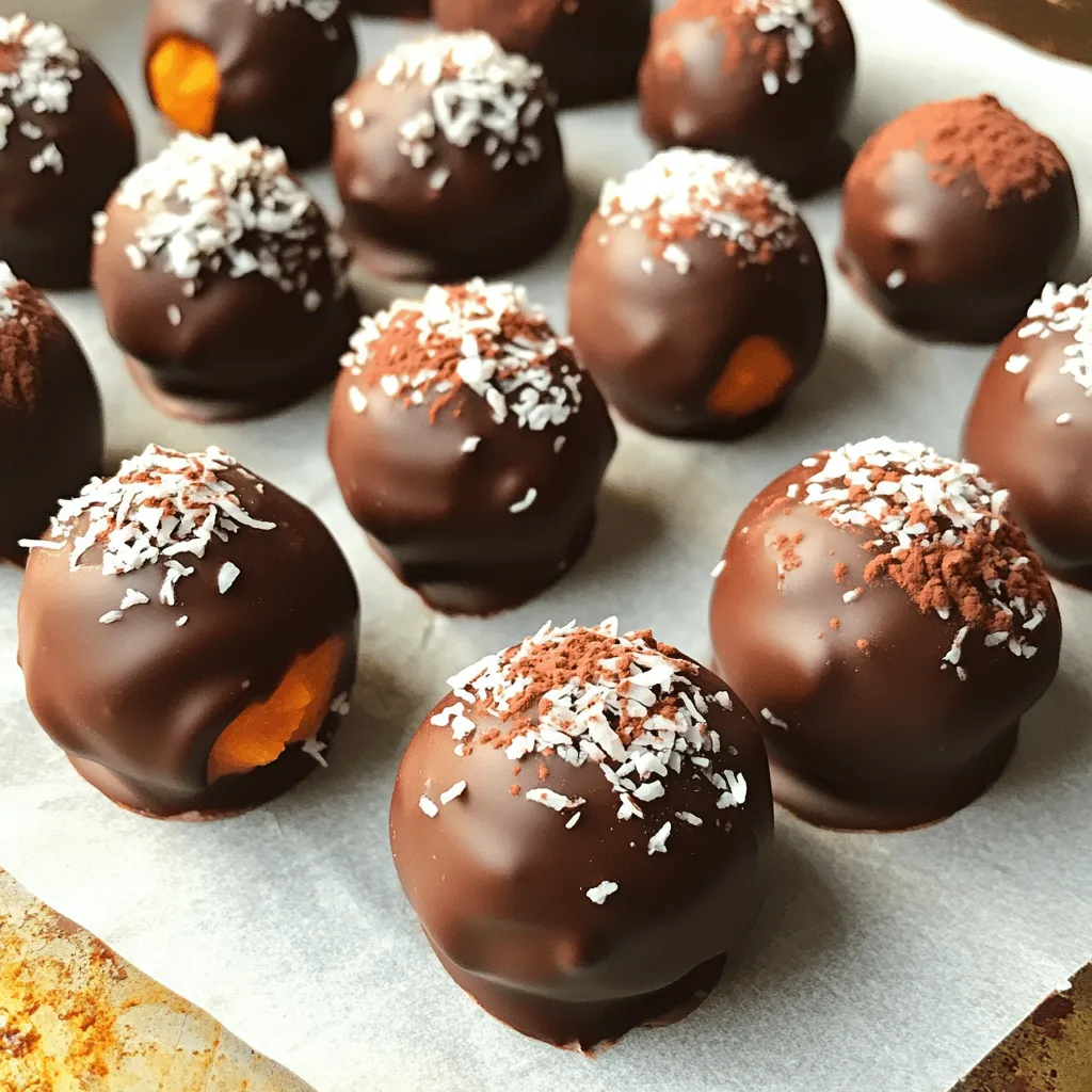 No Bake Chocolate Espresso Pumpkin Truffles Delight