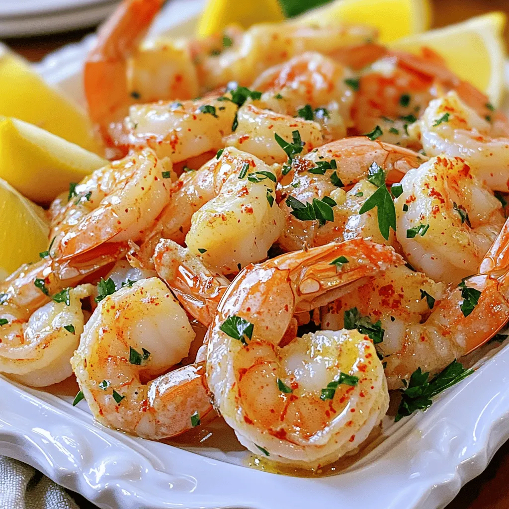 Garlic Butter Roasted Shrimp Simple and Tasty Meal