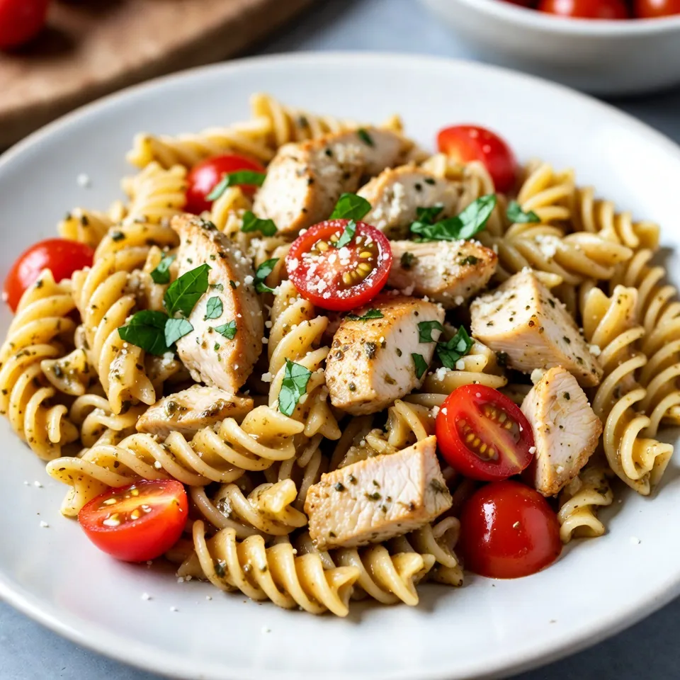 Creamy Pesto Chicken Pasta Tasty and Quick Delight