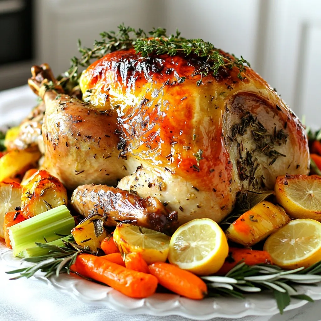 Garlic Butter Herb Roasted Turkey Flavorful Holiday Dish