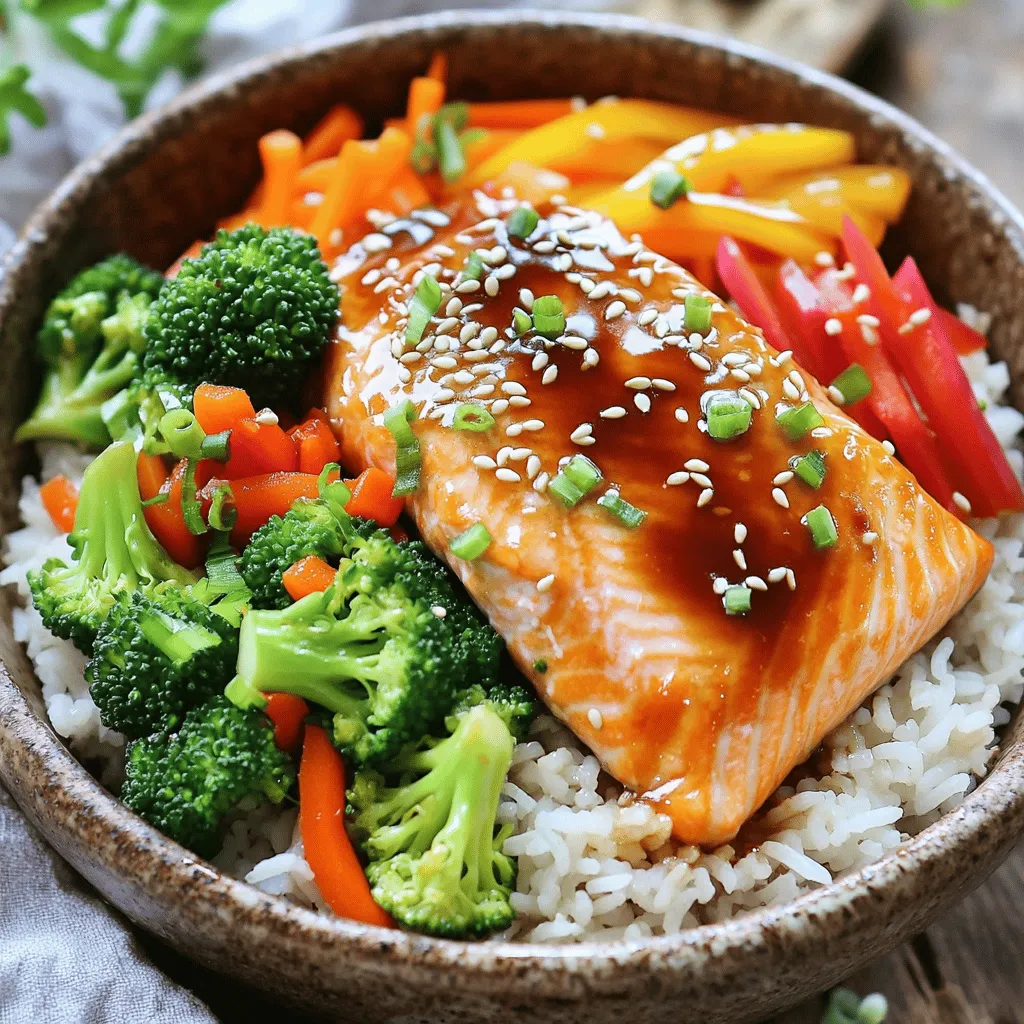 Teriyaki Salmon Rice Bowls Tasty and Simple Recipe