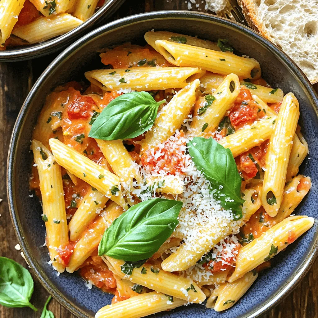 Instant Pot Creamy Tomato Basil Pasta Delight Recipe