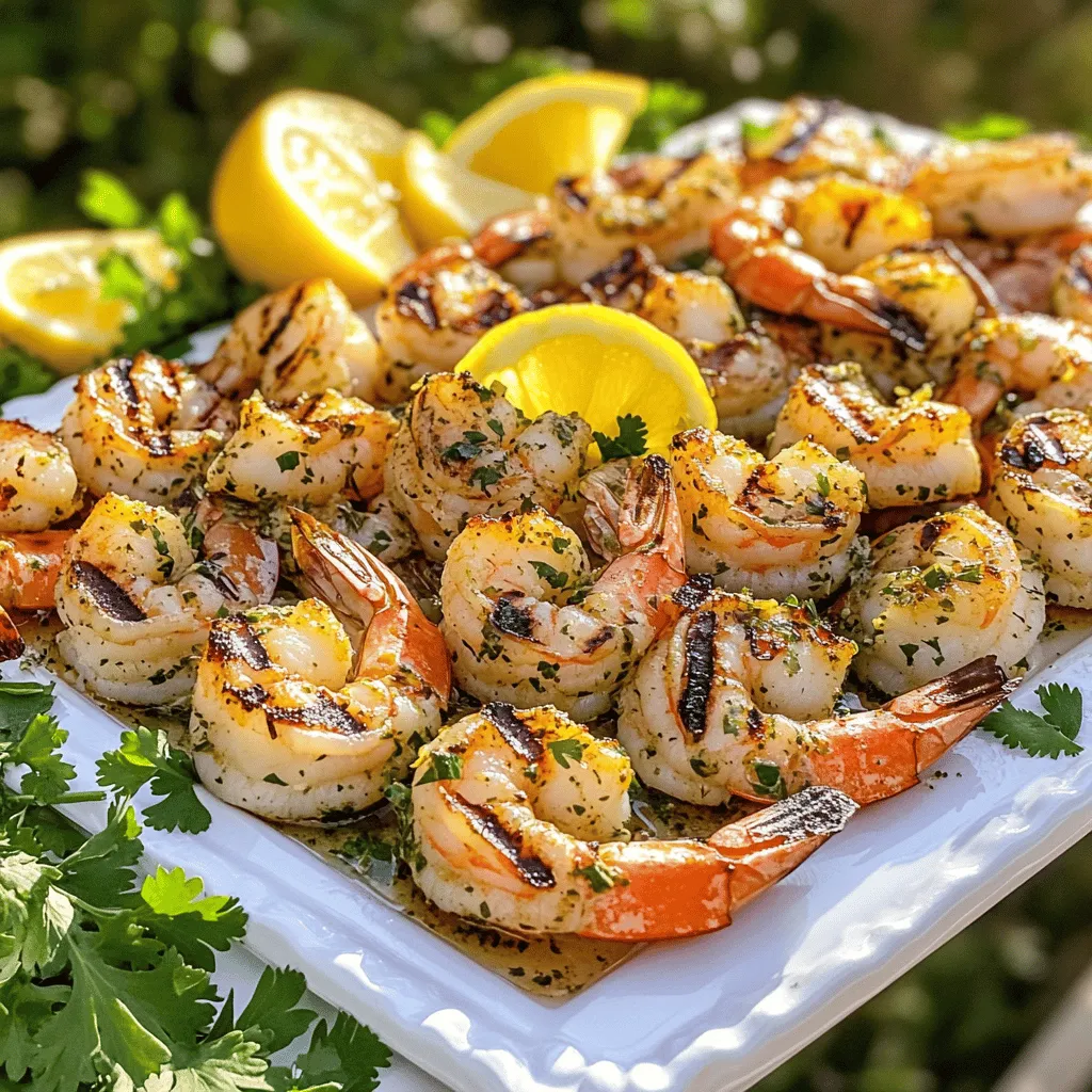 Lemon Herb Grilled Shrimp Tasty and Simple Recipe