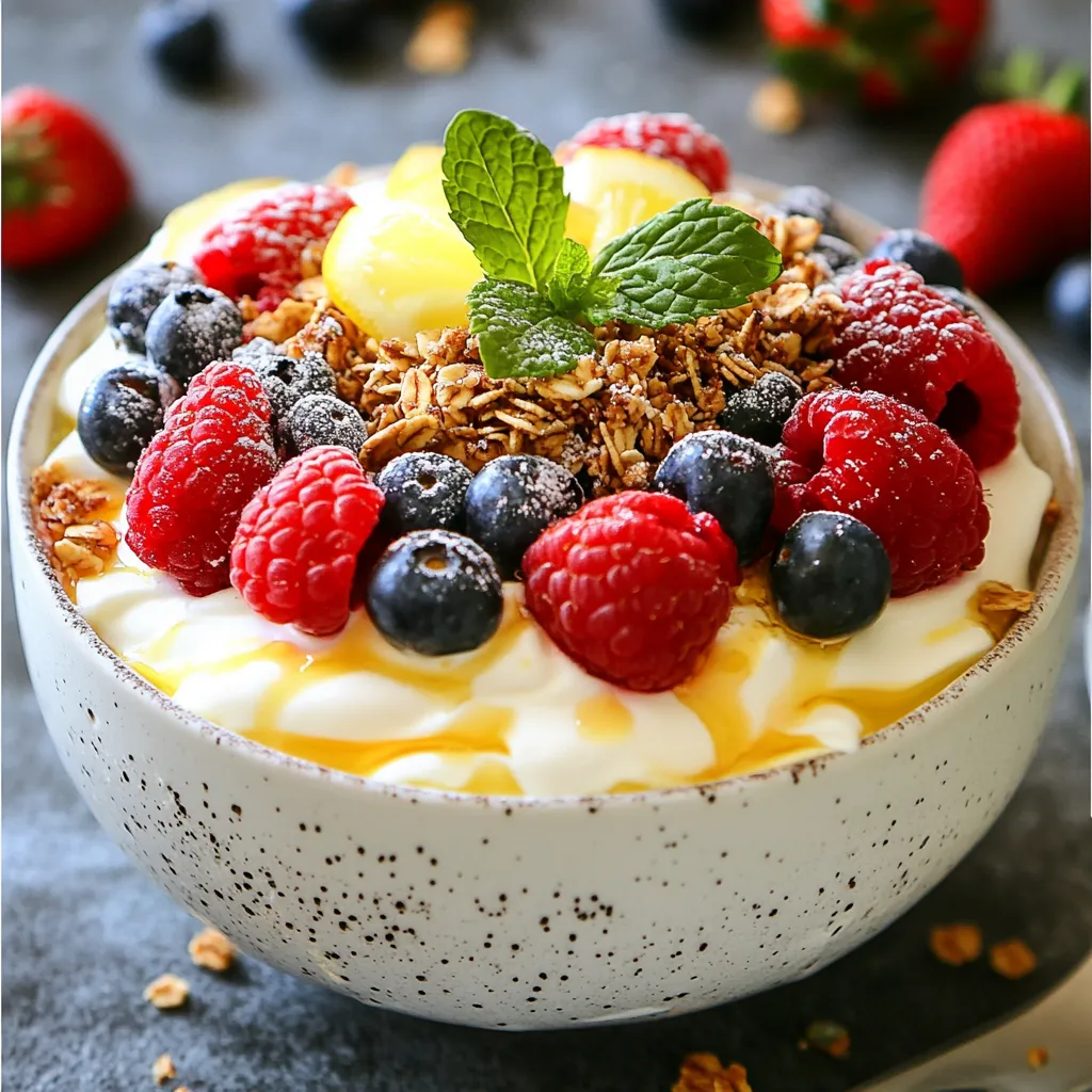 Lemon Berry Cheesecake Salad Fresh and Flavorful Treat