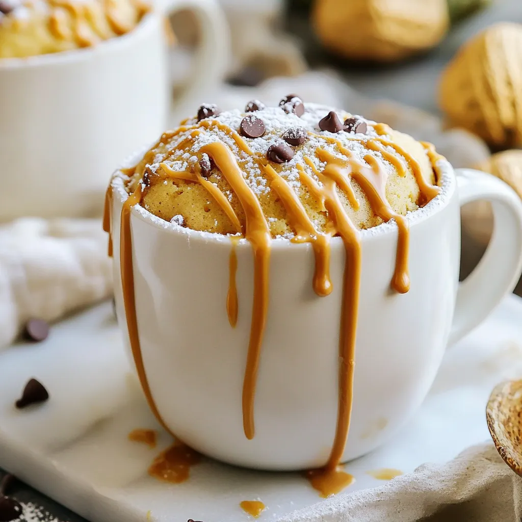 Five Minute Peanut Butter Mug Cake Quick and Easy Treat