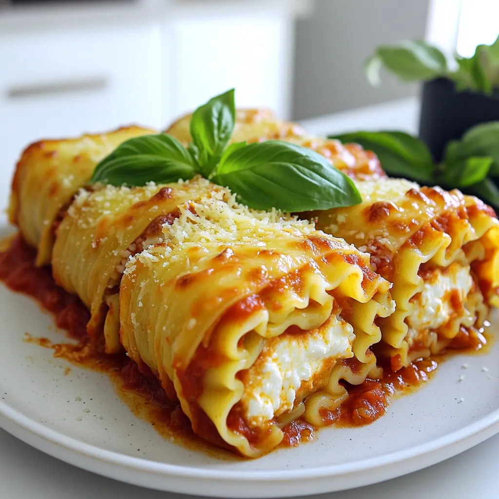 Skillet Lasagna Roll Ups Flavorful and Easy Dinner