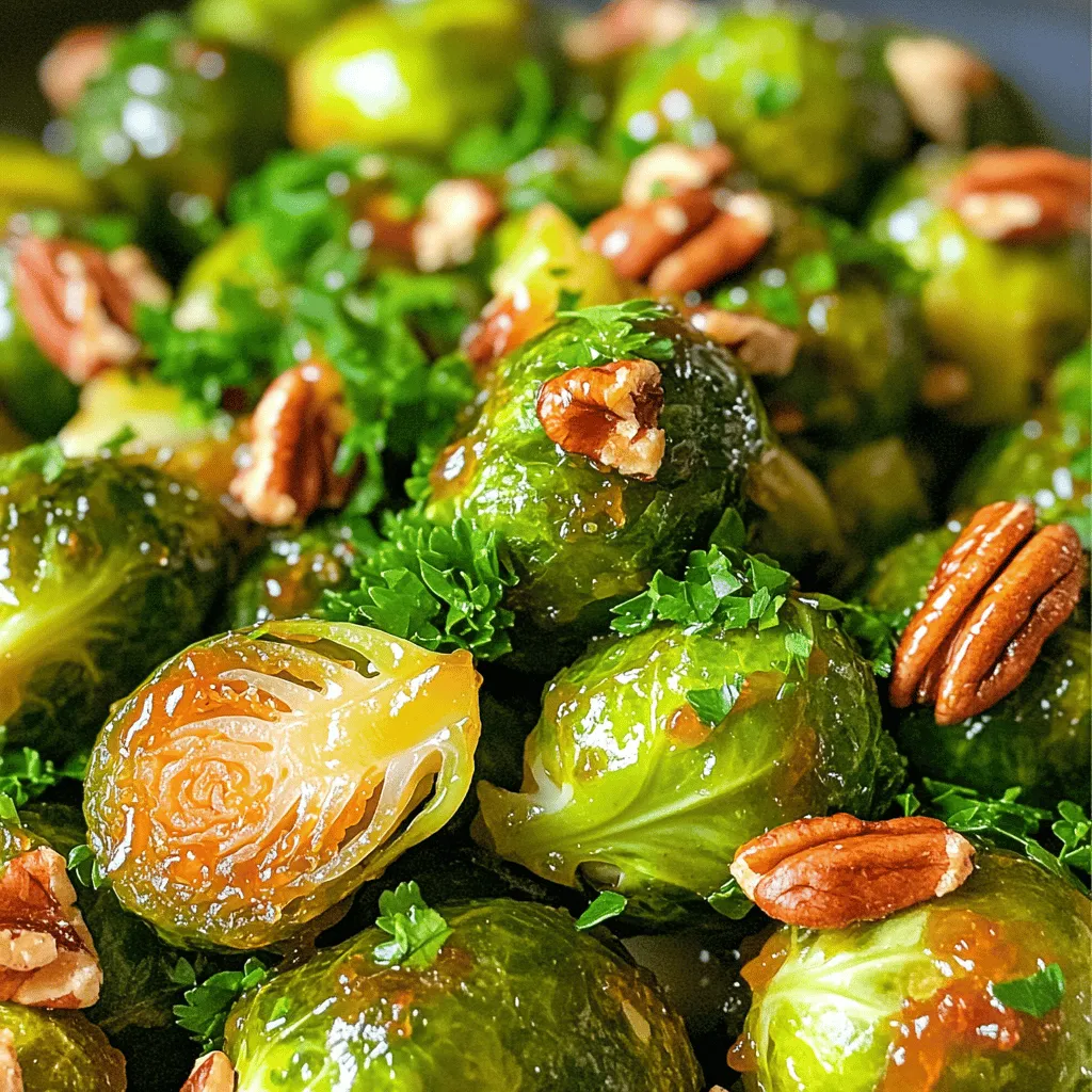 Maple Glazed Brussels Sprouts Irresistible Side Dish