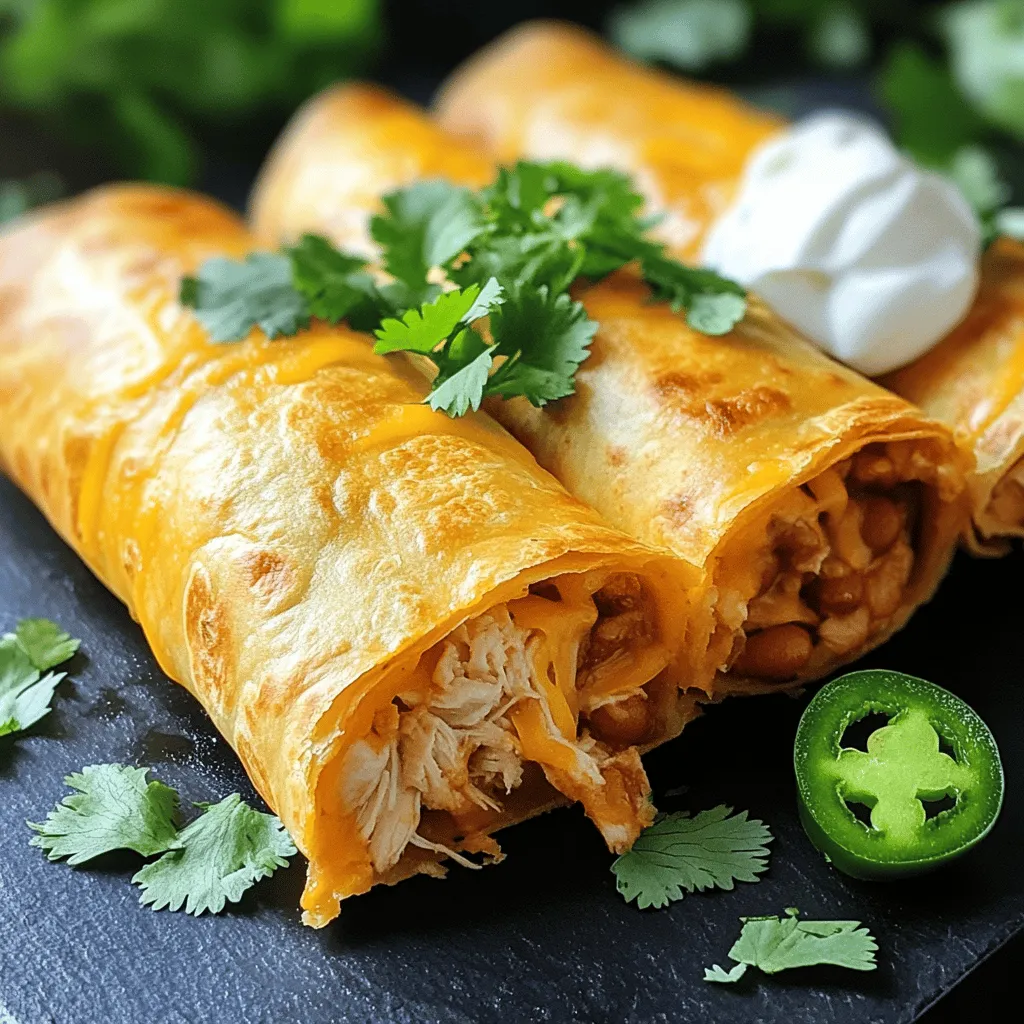 Easy Chicken Chimichangas Tasty and Quick Meal Guide