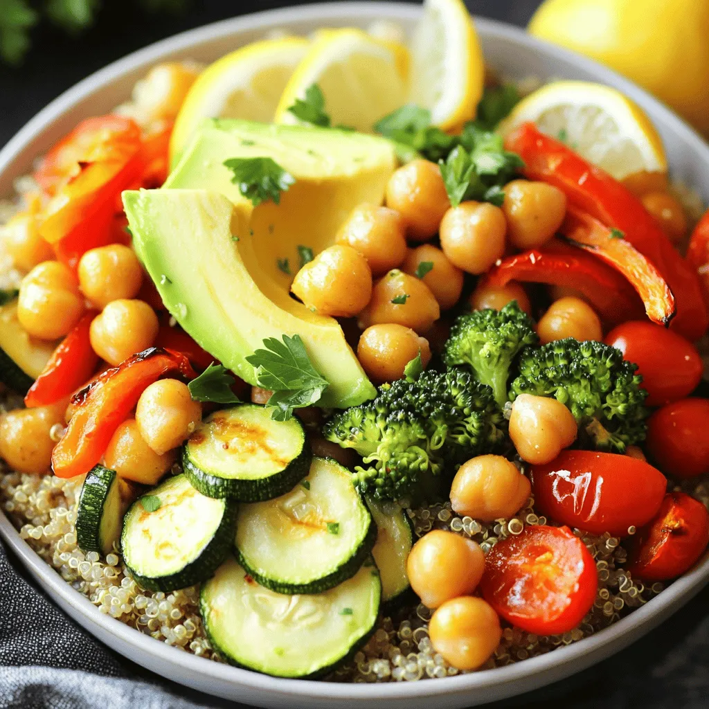 Roasted Veggie Quinoa Power Bowl Healthy and Satisfying