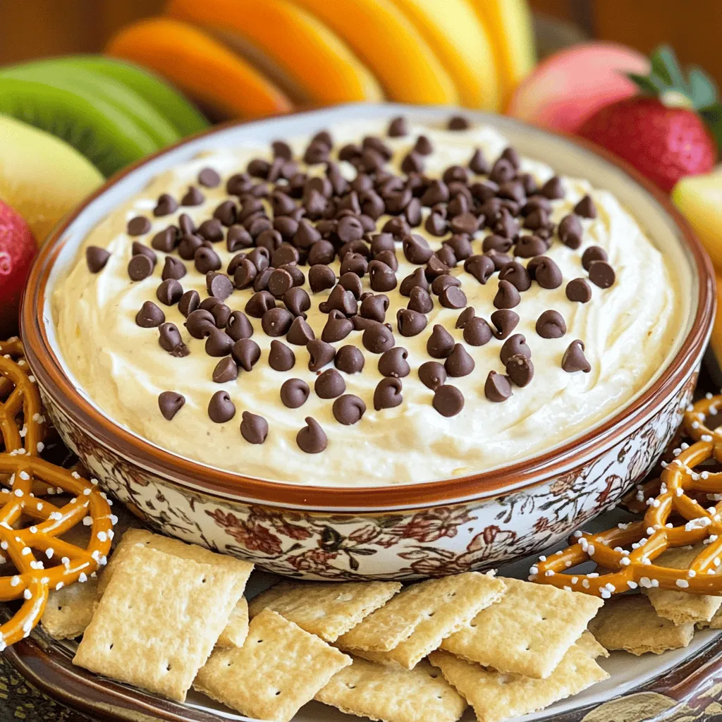 Chocolate Chip Cheesecake Dip Delightful Dessert Treat