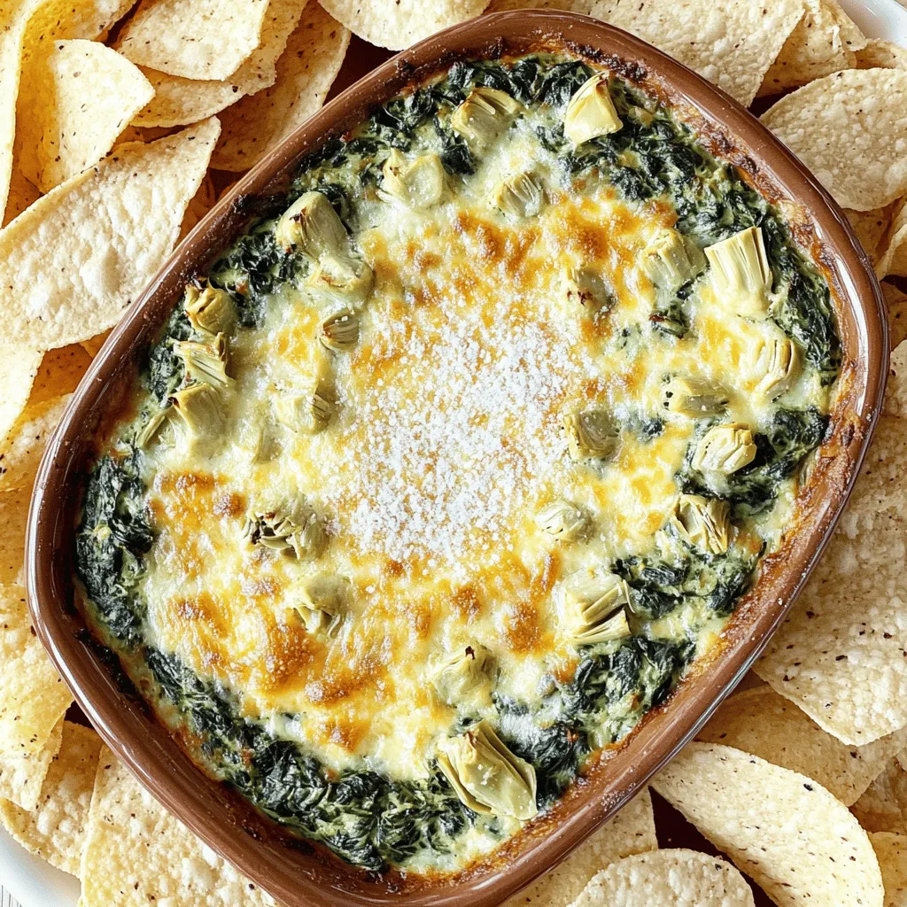 Baked Spinach Artichoke Dip Warm and Cheesy Delight