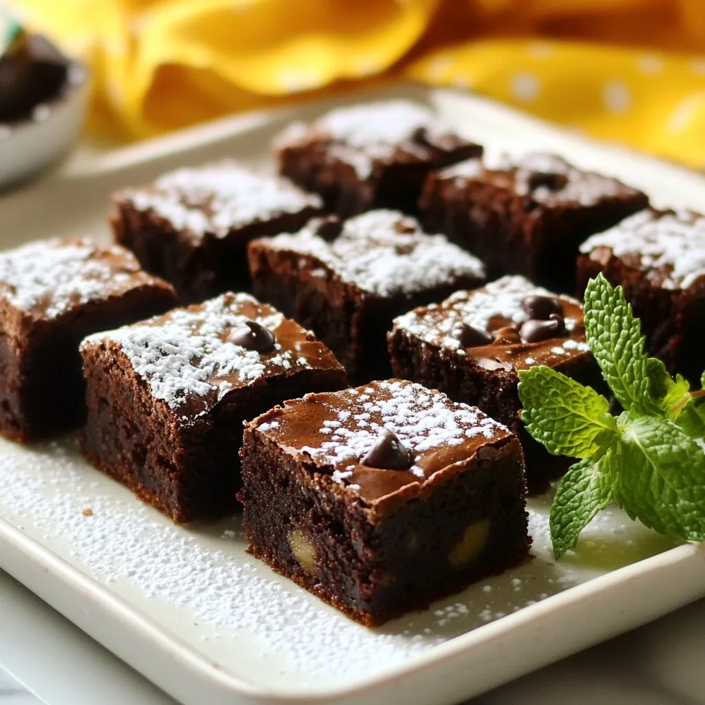 Chocolate Mint Brownie Bites Irresistible Dessert Treat
