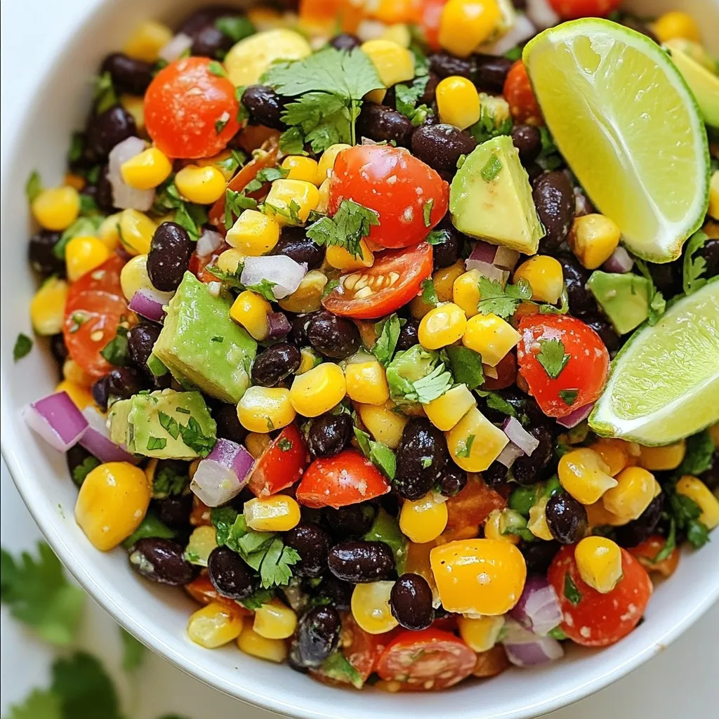 Flavorful Black Bean Corn Salad Easy and Fresh Recipe