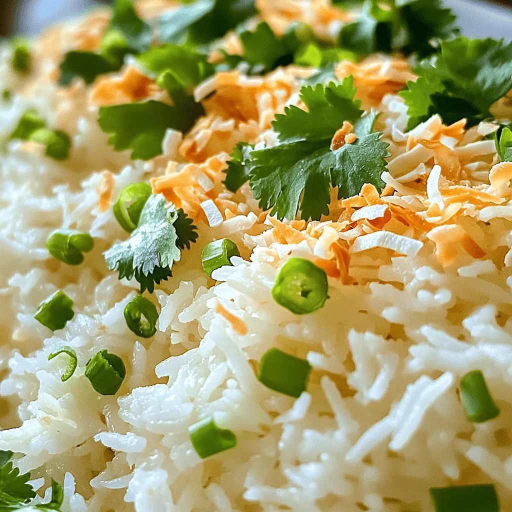 Simple Coconut Rice Easy and Flavorful Side Dish
