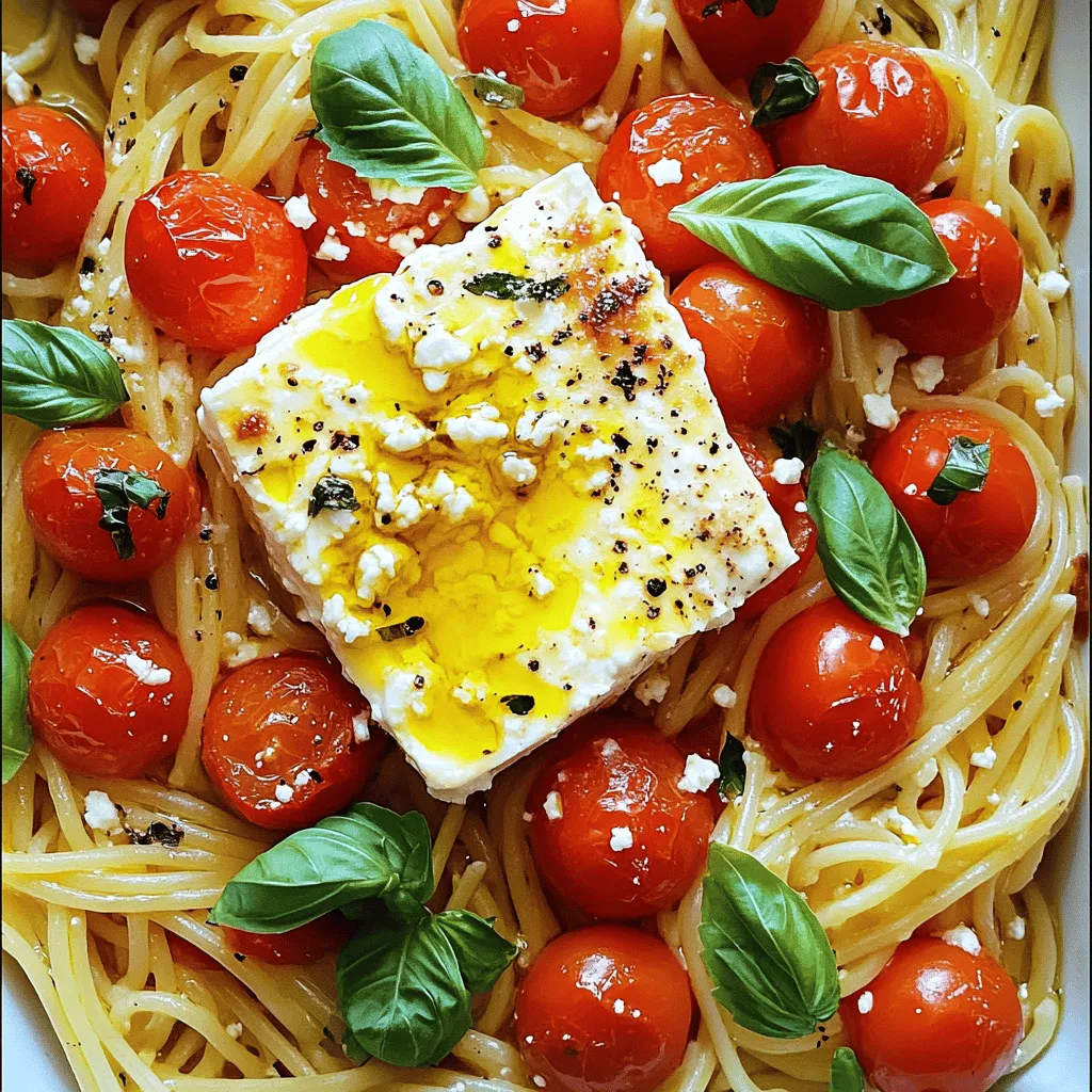 Baked Feta Tomato Pasta Flavorful and Easy Recipe