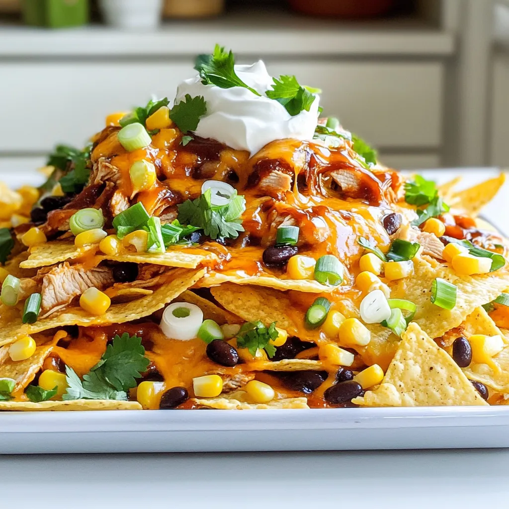 Sheet-Pan BBQ Chicken Nachos Easy Flavorful Dish