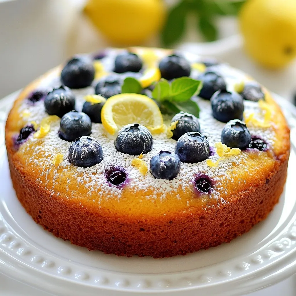 Lemon Blueberry Breakfast Cake Simple and Delicious Treat
