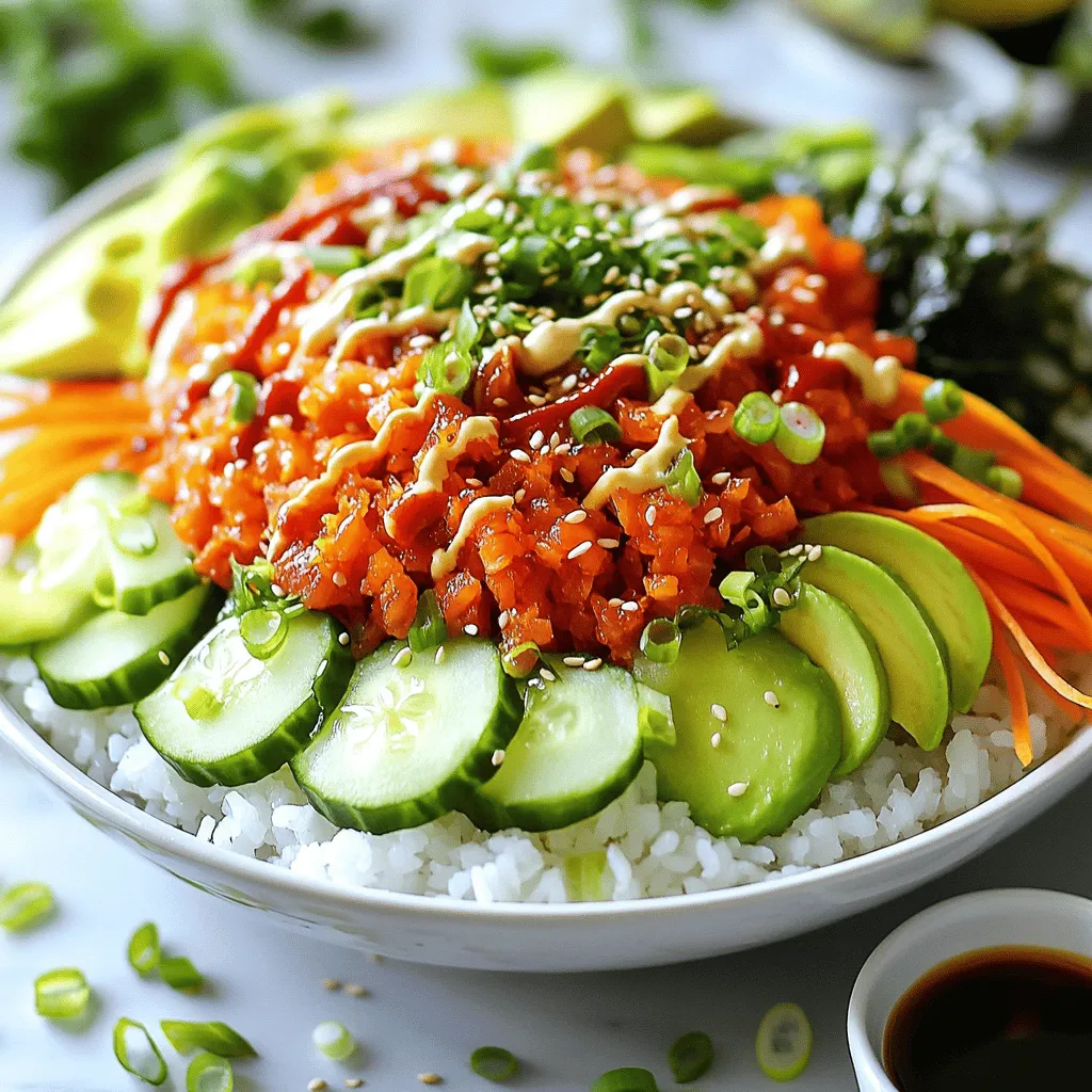 Spicy Tuna Sushi Bowls Flavorful and Simple Delight