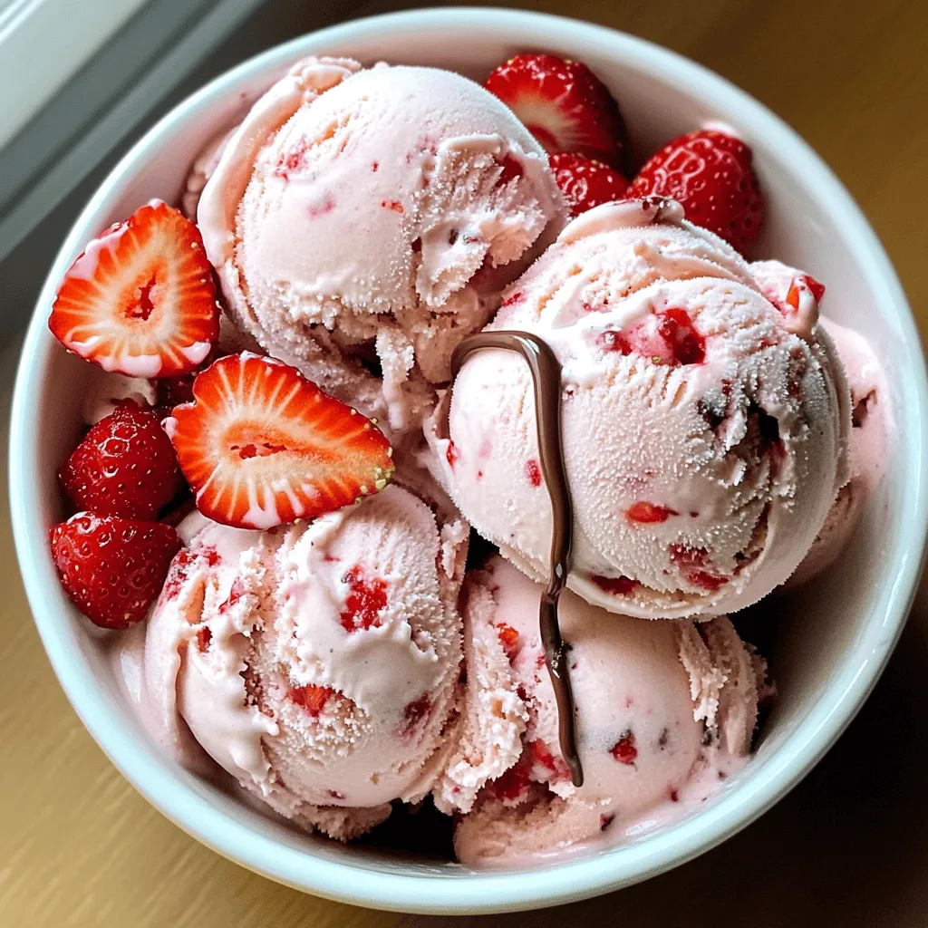 Homemade Strawberry Ice Cream Fresh and Simple Recipe