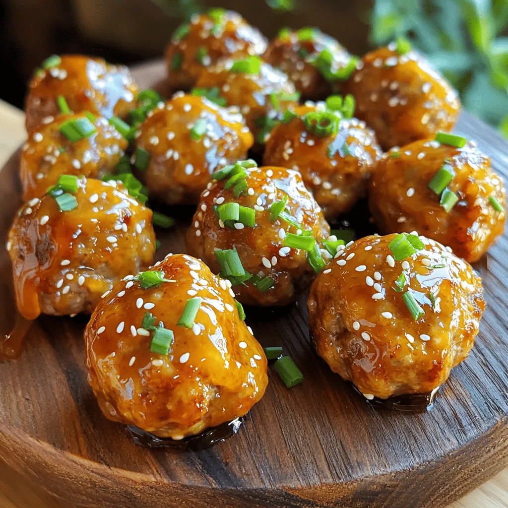 Honey Sriracha Turkey Meatballs Tasty and Simple Recipe