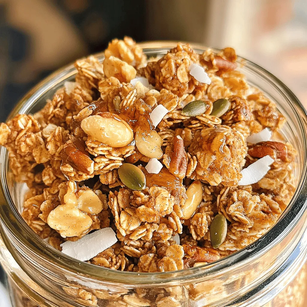 Slow Cooker Maple Cinnamon Granola Clusters Recipe