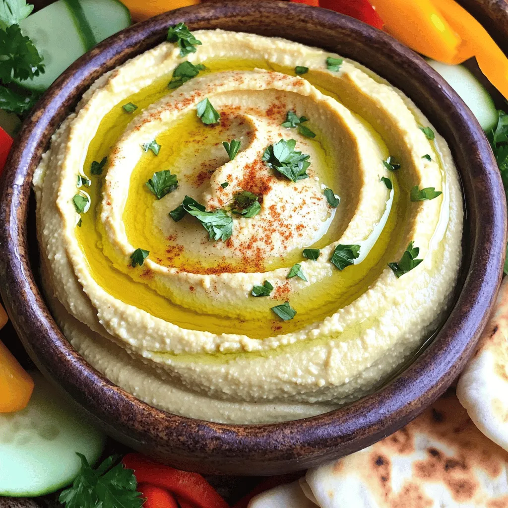 Roasted Garlic Hummus Flavorful and Easy Recipe