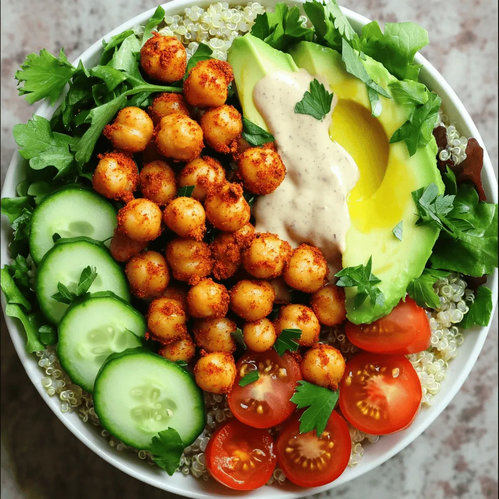 Spicy Chickpea Buddha Bowl Flavor-Packed Meal