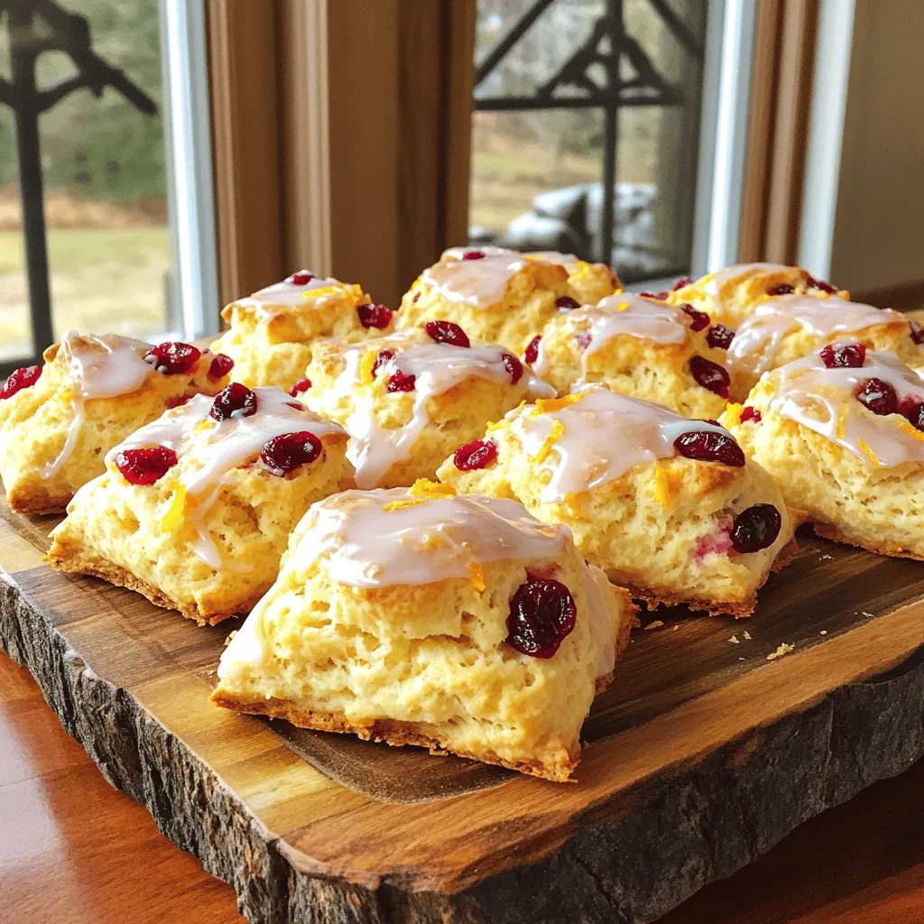 Cranberry Orange Scones Fresh and Flavorful Recipe