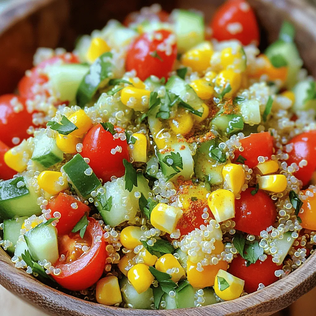 Zesty Lime Cilantro Quinoa Salad Refreshing Delight