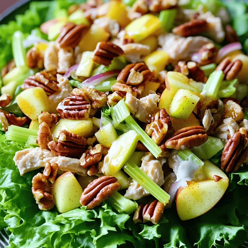 Savory Apple Pecan Chicken Salad Recipe Delight