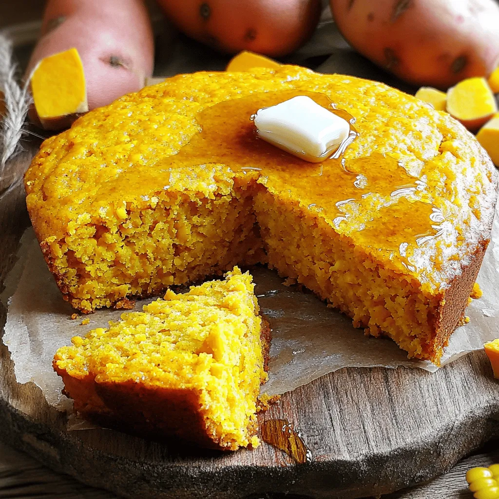 Honey Butter Sweet Potato Cornbread Great for Sharing