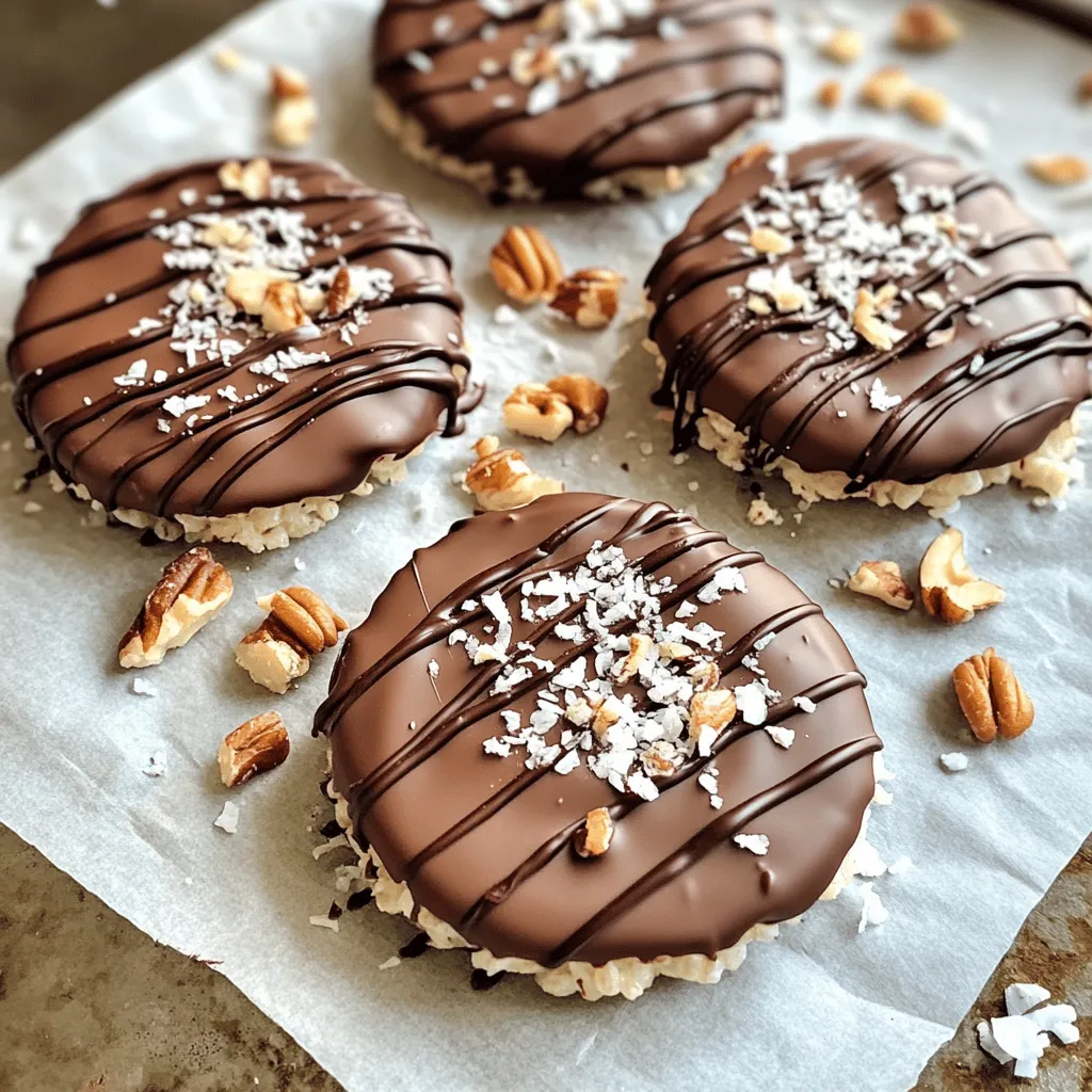 Chocolate Drizzled Rice Cakes Simple and Tasty Treat