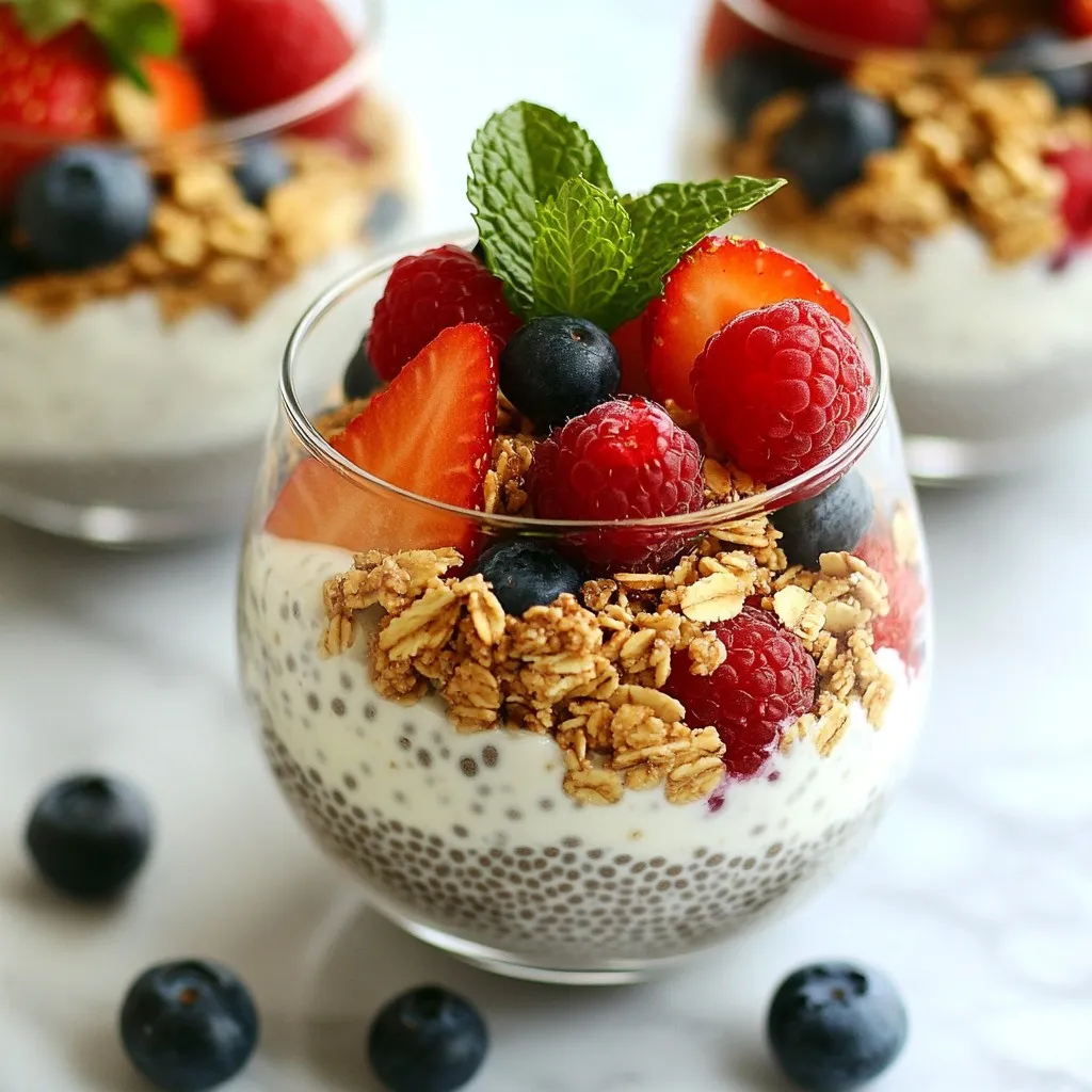 Vanilla Chia Pudding Parfaits Simple and Flavorful Treat