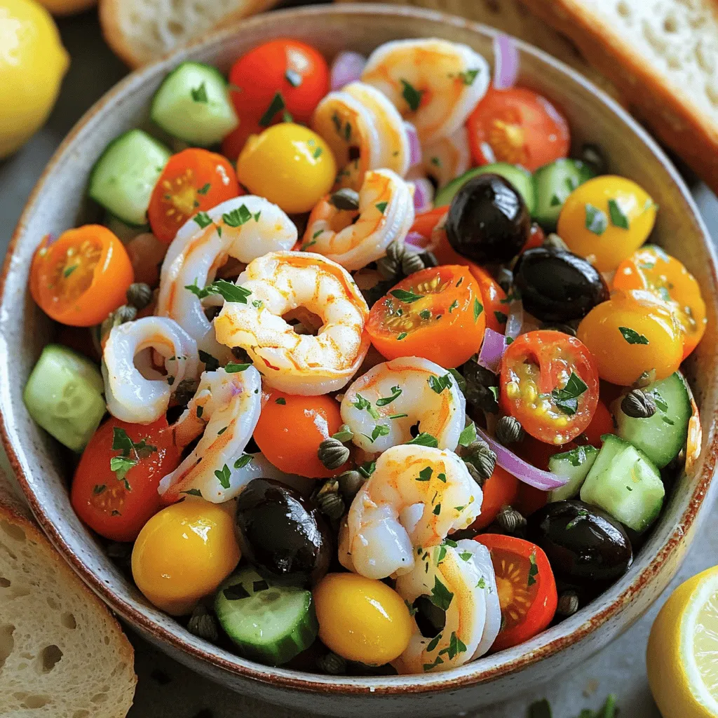 Italian Seafood Salad Fresh and Flavorful Delight