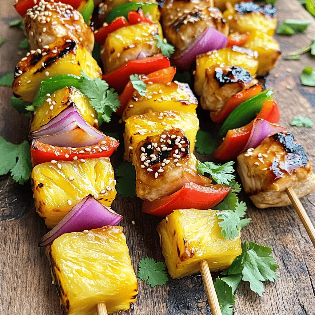 Teriyaki Pineapple Chicken Kabobs Flavorful Grilling Guide