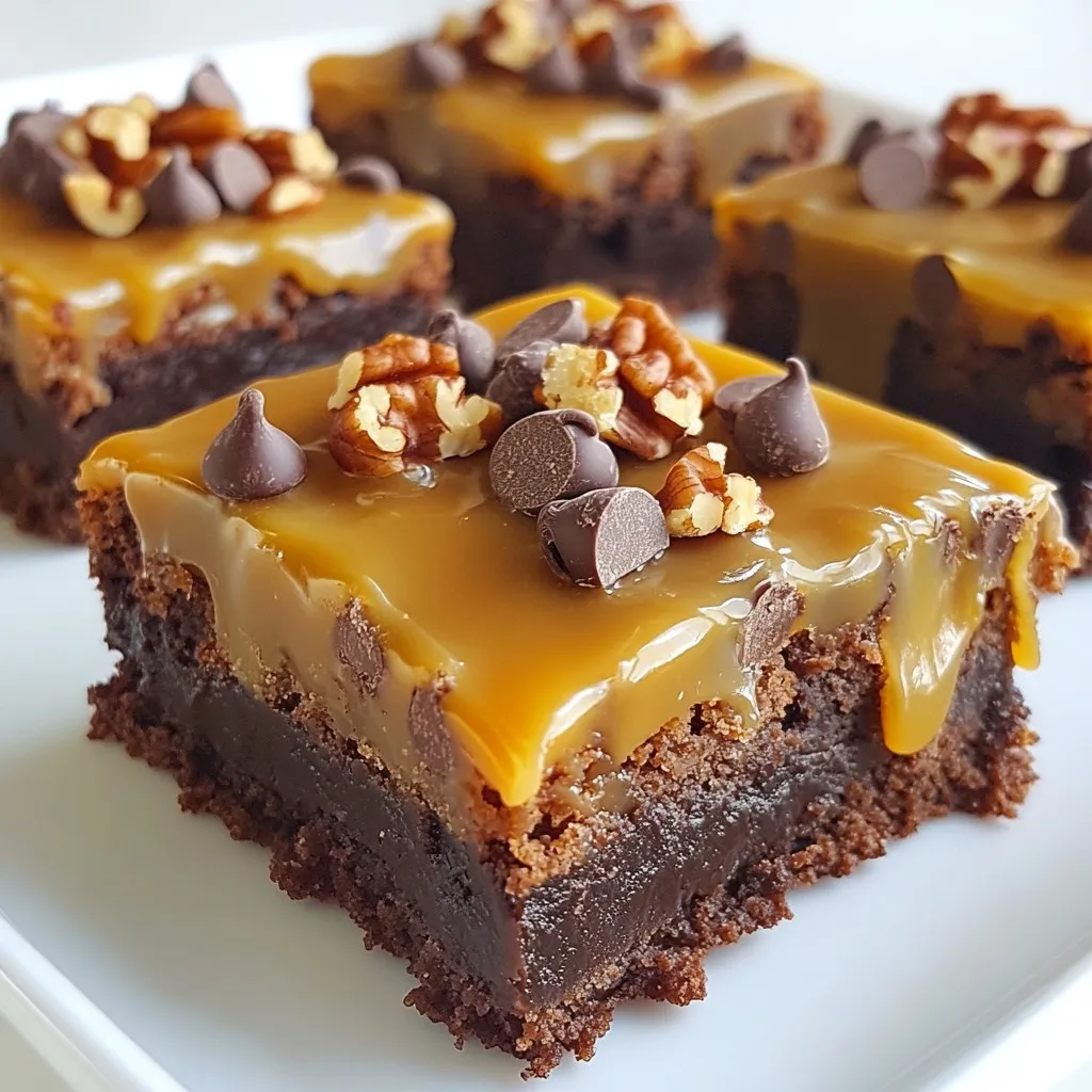 Caramel Turtle Brownies Rich and Decadent Treat