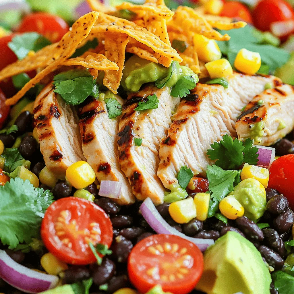 Southwest Chicken Salad Flavorful and Nutritious Delight