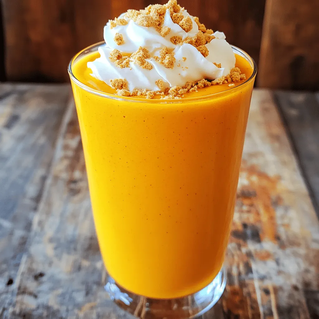 Pumpkin Spice Cheesecake Smoothie Creamy and Rich Delight