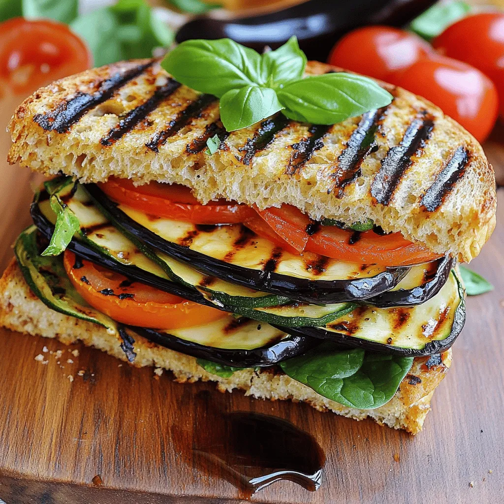 Grilled Vegetable Panini Flavorful and Easy Recipe