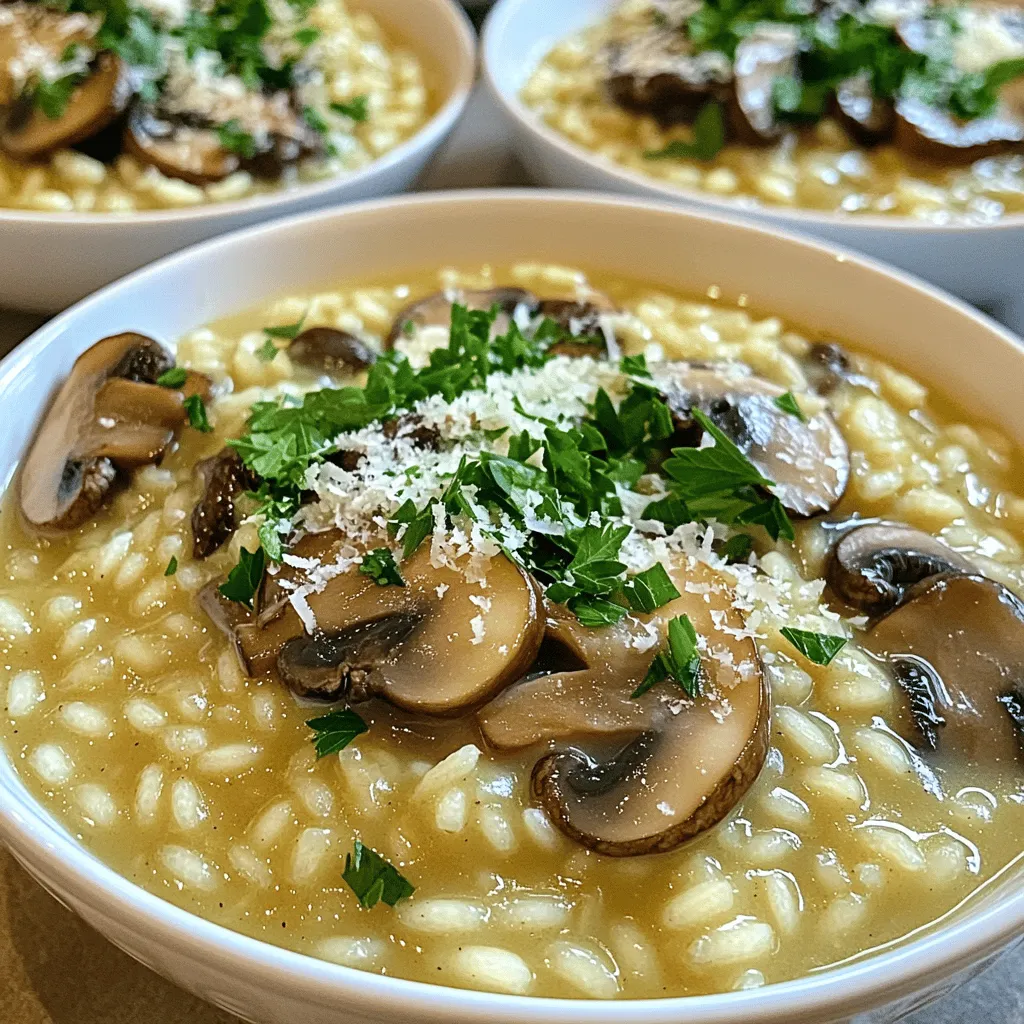 Creamy Mushroom Risotto Simple and Delicious Meal