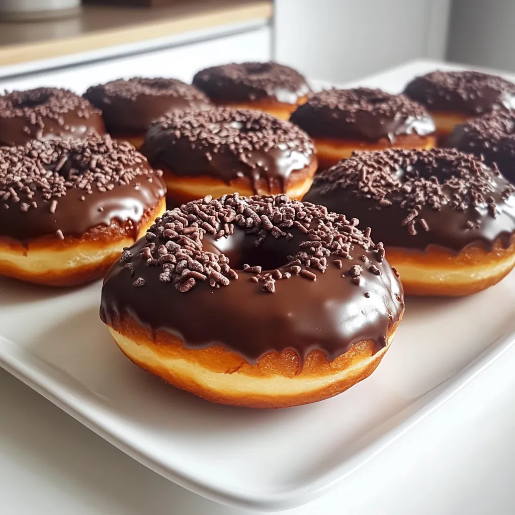 Double Chocolate Donuts Bakery Style Delight Recipe