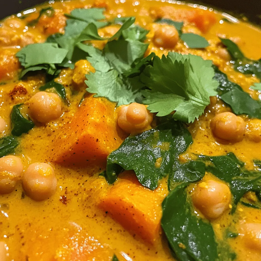 Savory Sweet Potato, Chickpea, and Red Lentil Soup