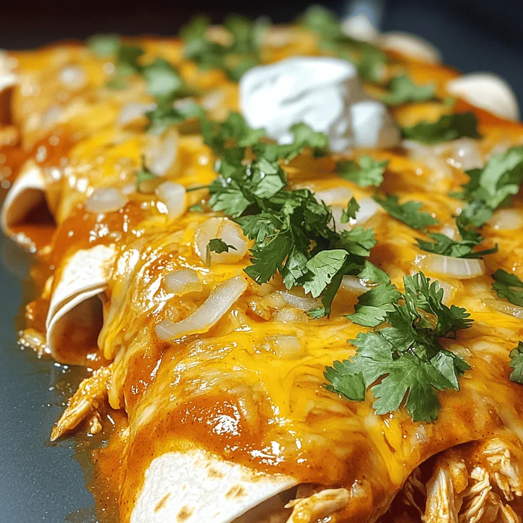 Classic Chicken Enchiladas Flavorful and Easy Recipe